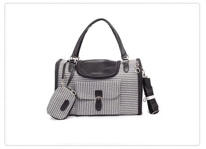 Sac Transporteur Chien & Chat – Bandoulière en Cuir PU | Taille S & M | Chihuahua & Petits Chiens