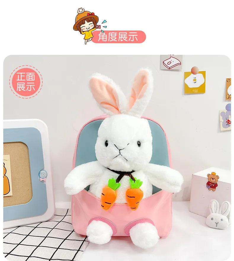 Plush Bunny Backpack for Kids — Cute, Soft, and Perfect for Preschool