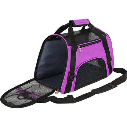 Breathable Mesh Cat & Dog Carrier – Foldable | Sizes S, M & L | Travel & Outdoor