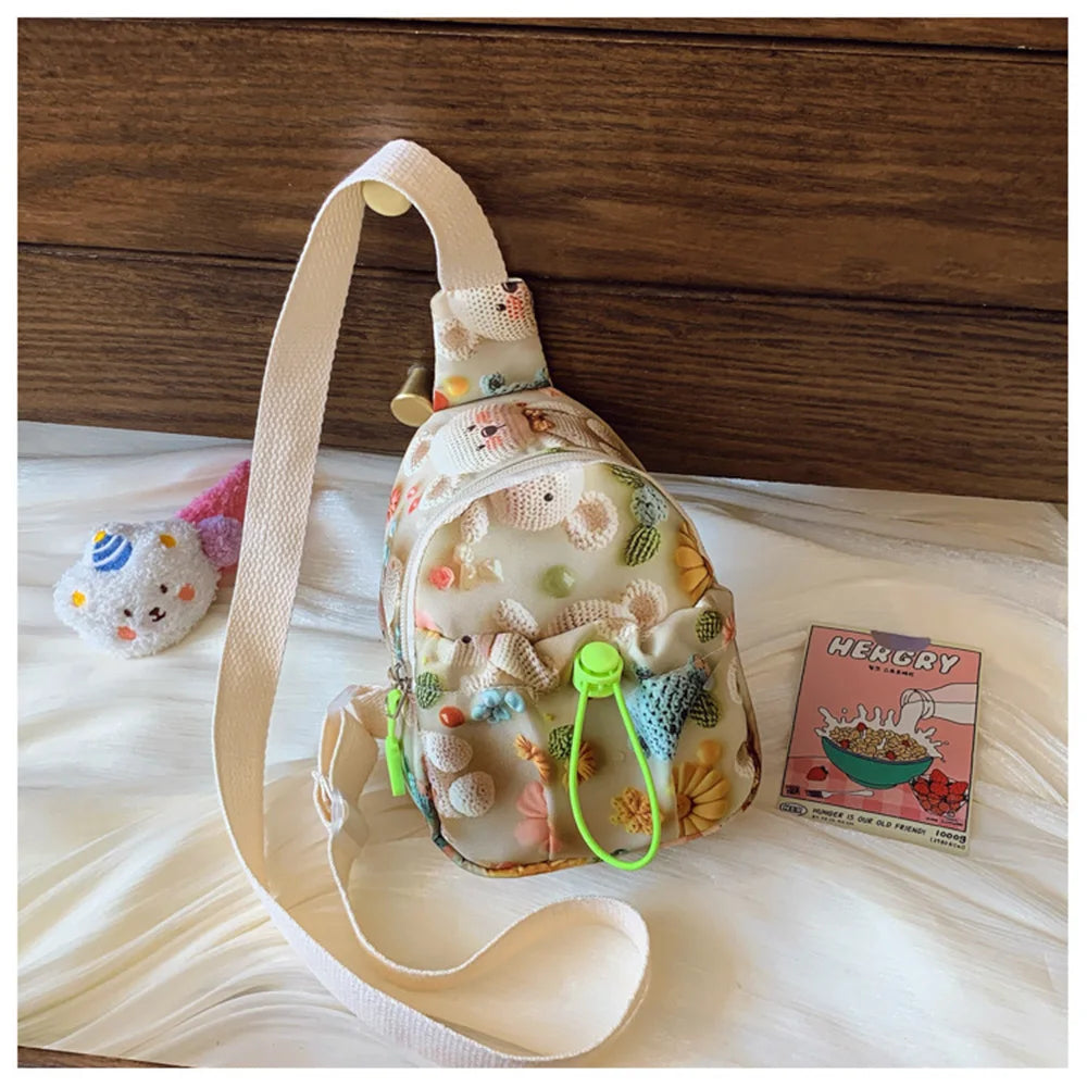 Kids' Small Chest Bag – Cute Cartoon Crossbody for Boys and Girls