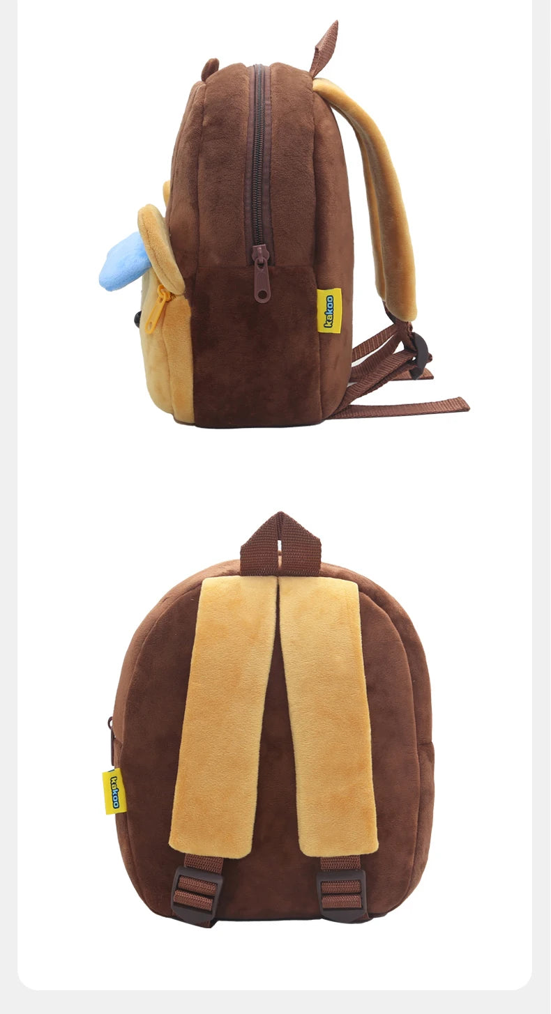 Mini Sac à Dos Peluche Enfant – Animaux Sportifs Cartoon | Fille & Garçon | 1 à 4 Ans | 9 Motifs Rigolos