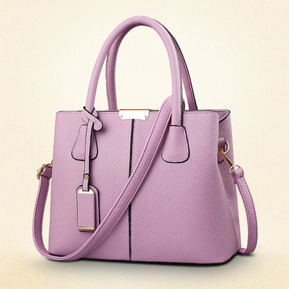 Women's PU Leather Tote Bag - Large, Shoulder & Crossbody