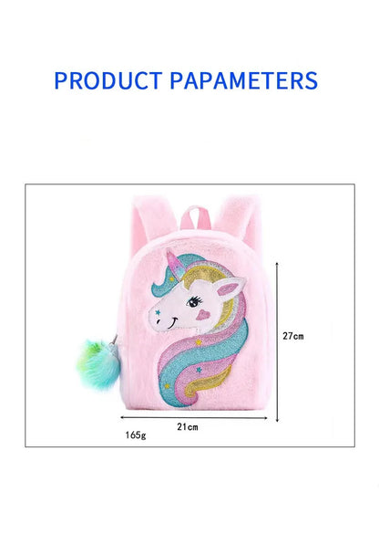 Sac à Dos Fille Licorne Tie-Dye – Grande Capacité, Style Tendance