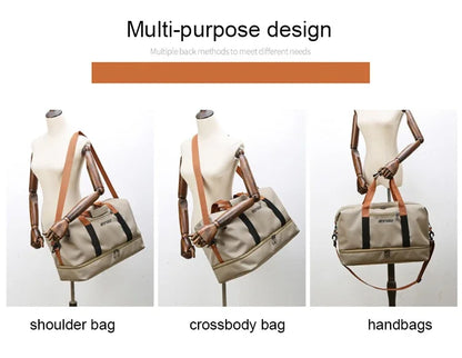 Canvas Duffle Bag – Large Capacity, Gym, Travel & Weekend