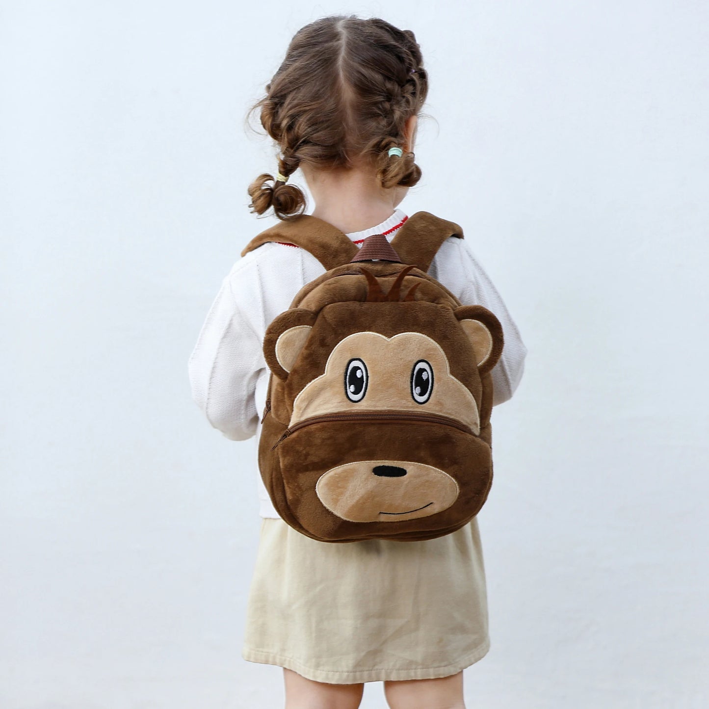 Sac à Dos Enfant Animaux – Canard, Vache, Grenouille – Grande Capacité, École et Voyage