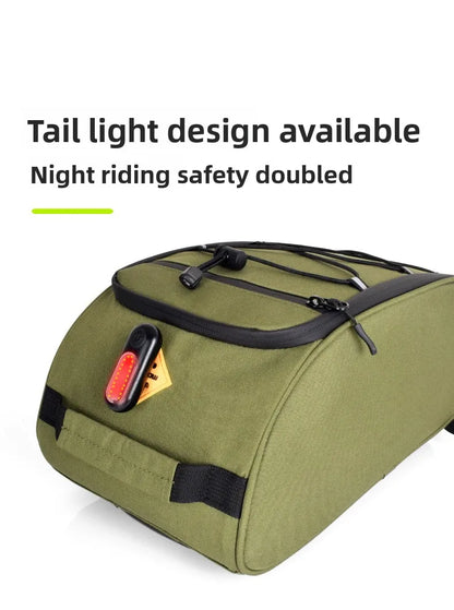 Sacoche Porte-Bagages Vélo – Libération Rapide, Pliable & Grande Capacité