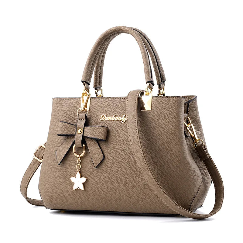 Sac à main grande capacité — bandoulière, épaule et main, style tendance