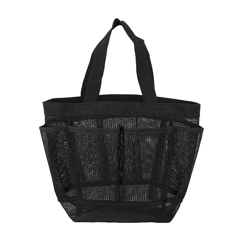 Sac de Plage Filet 8 Poches – Impérméable, Pliable, Grande Capacité Piscine
