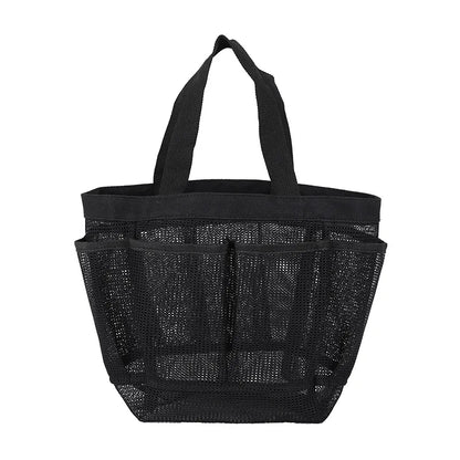 Sac de Plage Filet 8 Poches – Impérméable, Pliable, Grande Capacité Piscine