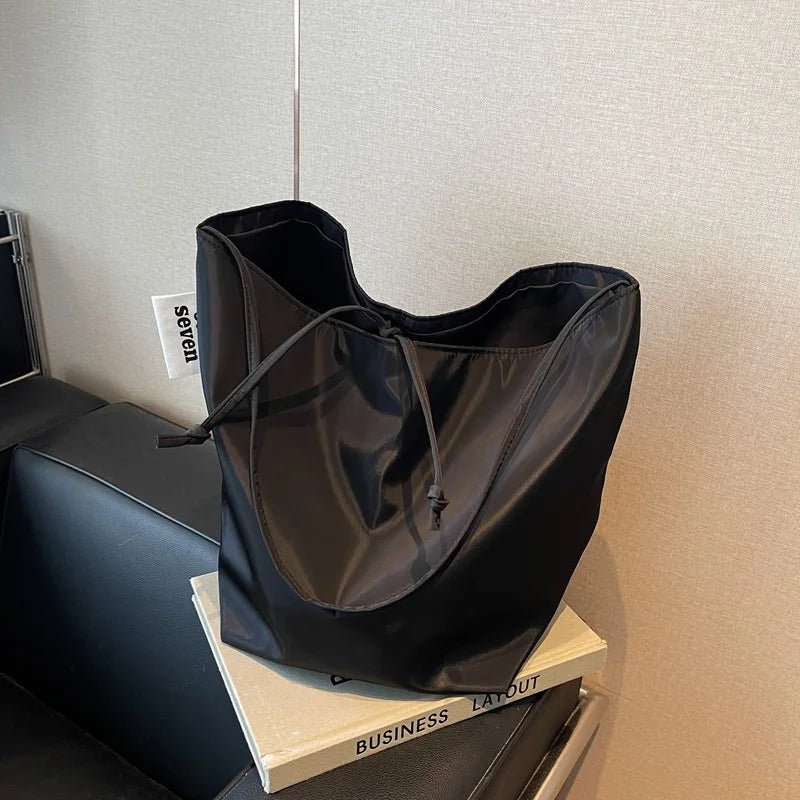 Sac Seau Fourre-Tout Minimaliste – Grande Capacité, Style Rétro pour Femme