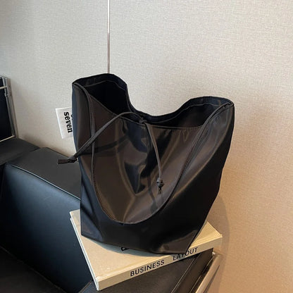 Sac Seau Fourre-Tout Minimaliste – Grande Capacité, Style Rétro pour Femme