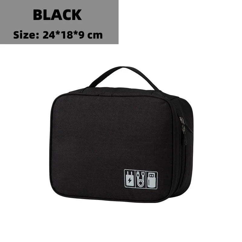 Cable Organizer Pouch – Waterproof, Portable & Multifunctional for Travel