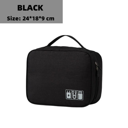 Cable Organizer Pouch – Waterproof, Portable & Multifunctional for Travel