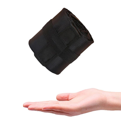 Sac Shopping Pliable Impérméable – Grande Capacité 48-64L, Rayé, Réutilisable