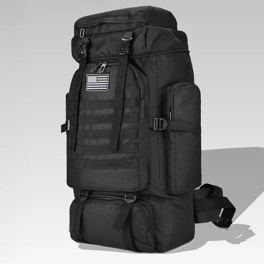 Sac à Dos Tactique Grande Capacité 80L & 100L – Randonnée, Alpinisme & Camping | Militaire & Outdoor | Unisexe
