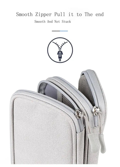 Pochette Organisateur de Câbles – Double ou Simple Couche, Imperméable & Compacte