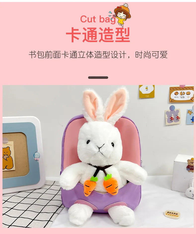 Plush Bunny Backpack for Kids — Cute, Soft, and Perfect for Preschool