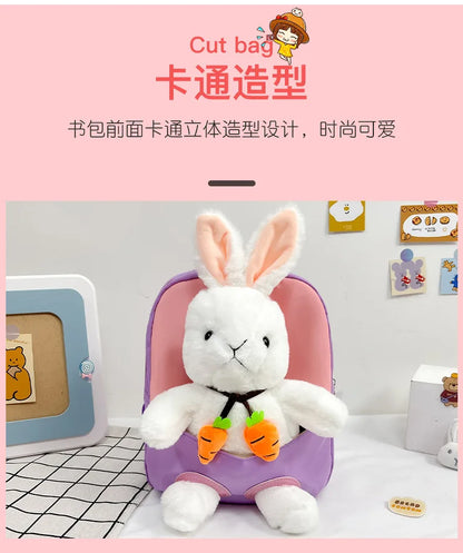 Plush Bunny Backpack for Kids — Cute, Soft, and Perfect for Preschool