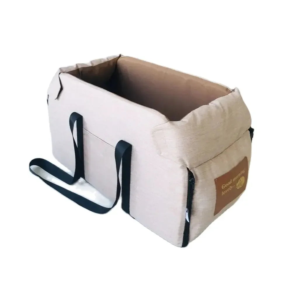Dog & Cat Car Seat Bed – Portable & Washable | Car Safety | Sizes S & L | Chihuahua