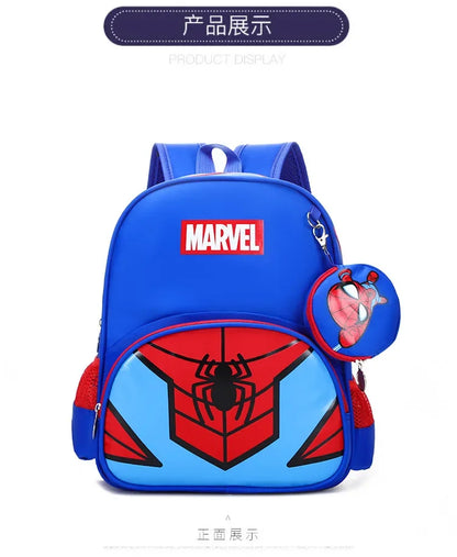 Spider-Man Kids' Backpack — ergonomic, cartoon, ages 4-13