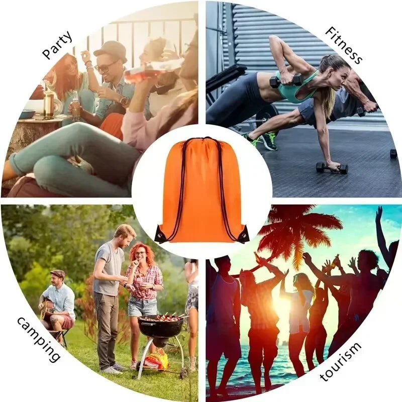 Sac À Dos Éco à Cordon Imperméable – Gym, Sport & Plein Air