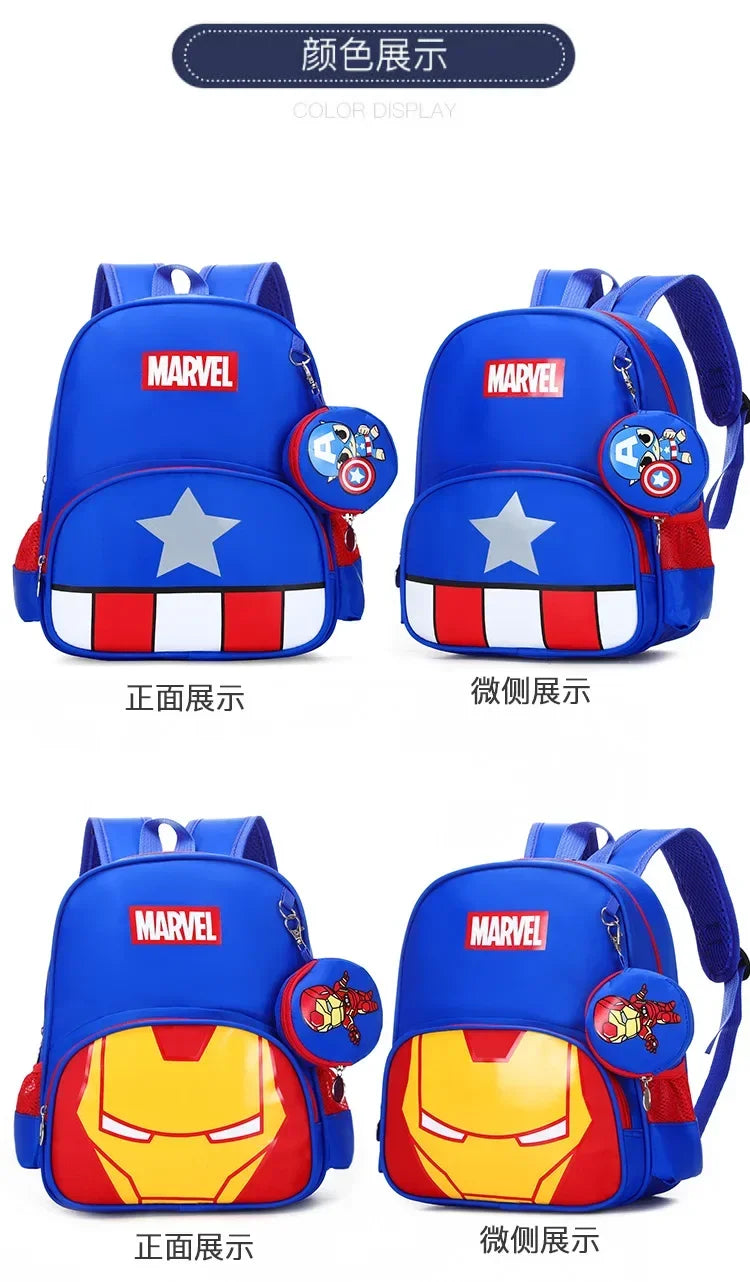 Spider-Man Kids' Backpack — ergonomic, cartoon, ages 4-13