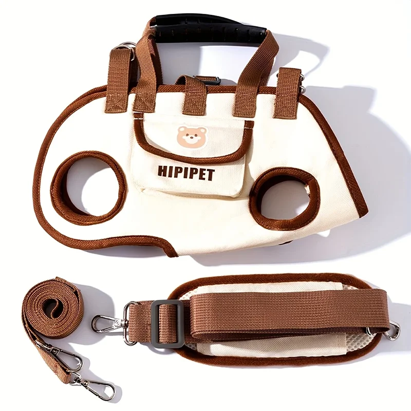 Sac Transporteur 2-en-1 Chien & Chat – À Main & Bandoulière | Mesh Respirant | Randonnée & Quotidien | S, M & L