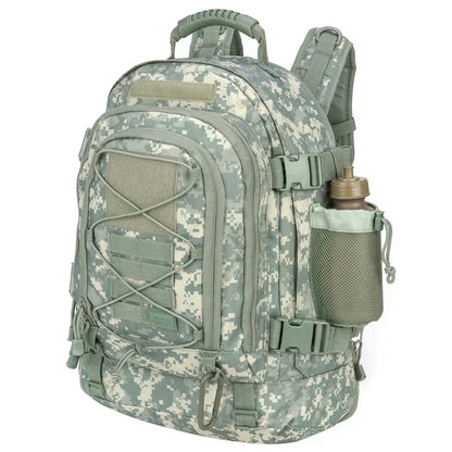 60L Waterproof Tactical Military Backpack – MOLLE System | Hiking, Camping & Hunting | 8 Colors
