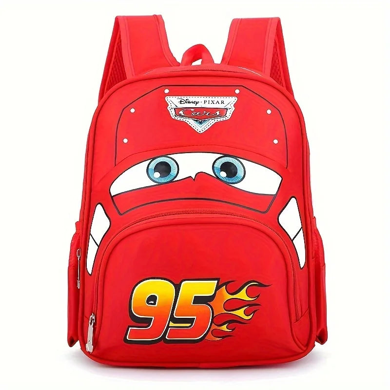 Sac à Dos Maternelle Enfant Cartoon Voiture – Mignon et Casual (34×29×13 cm)