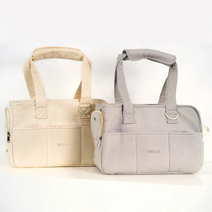 Sac de Transport pour Animaux – Chats & Petits Chiens, Coton Doux, Bandoulière
