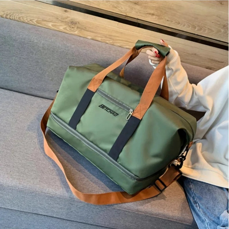Canvas Duffle Bag – Large Capacity, Gym, Travel & Weekend
