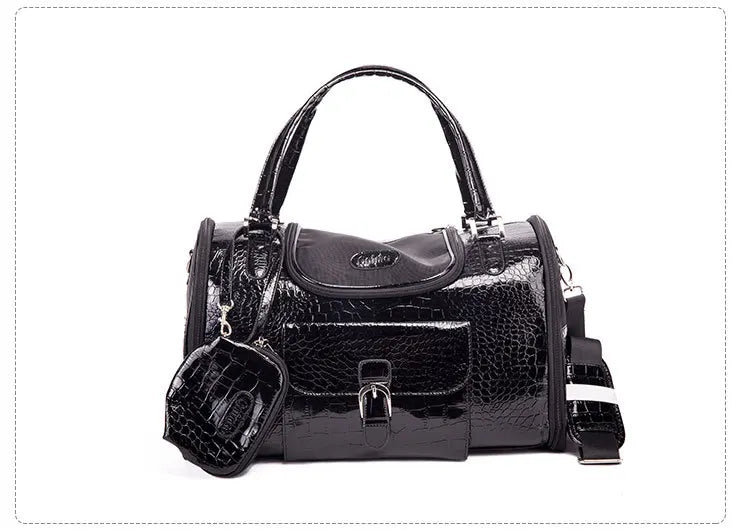 Sac Transporteur Chien & Chat – Bandoulière en Cuir PU | Taille S & M | Chihuahua & Petits Chiens