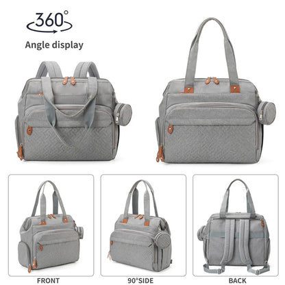 Multifunction Diaper Bag for Mom & Dad – Backpack & Shoulder Bag | Shoe Compartment | Large Capacity