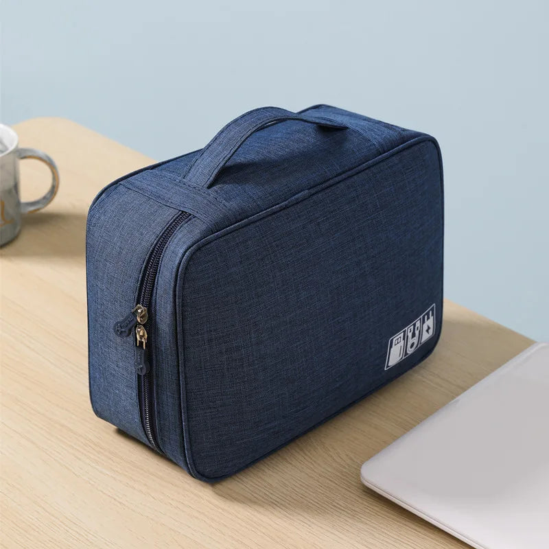 Cable Organizer Pouch – Waterproof, Portable & Multifunctional for Travel