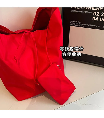 Sac Seau Fourre-Tout Minimaliste – Grande Capacité, Style Rétro pour Femme