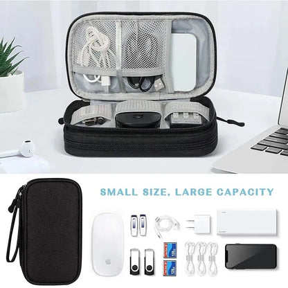 Pochette Organisateur de Câbles – Double ou Simple Couche, Imperméable & Compacte