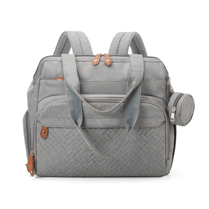 Multifunction Diaper Bag for Mom & Dad – Backpack & Shoulder Bag | Shoe Compartment | Large Capacity