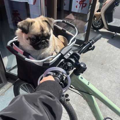 Panier Transporteur Vélo en Alliage d’Aluminium – Petit Chien & Chat | Imperméable & Durable | Chihuahua, Yorkshire, Shih Tzu