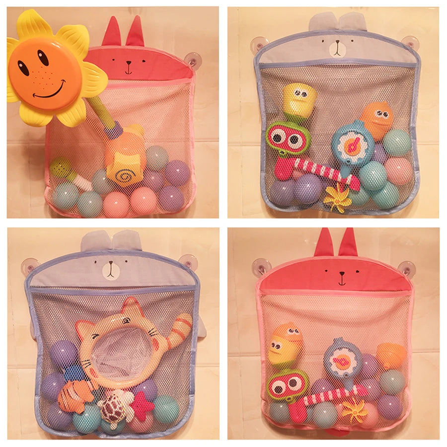 Baby Bath Toy Storage Net Bear Design