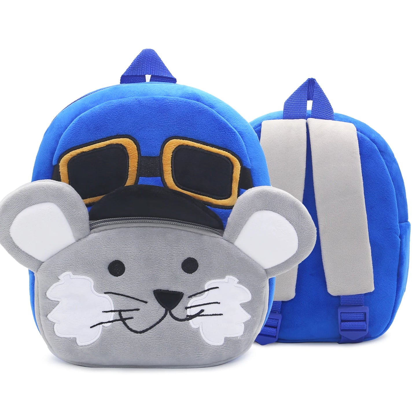 Mini Sac à Dos Peluche Enfant – Animaux Sportifs Cartoon | Fille & Garçon | 1 à 4 Ans | 9 Motifs Rigolos