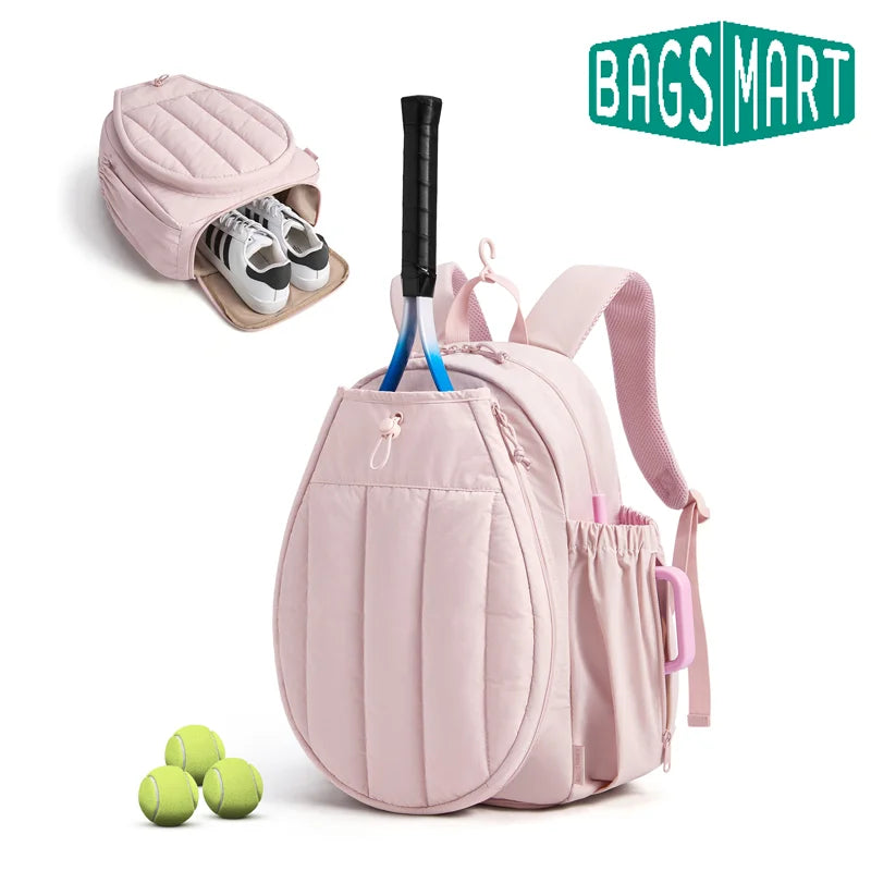 Sac à dos sport femme – Tennis, Gym & Quotidien avec compartiment chaussures