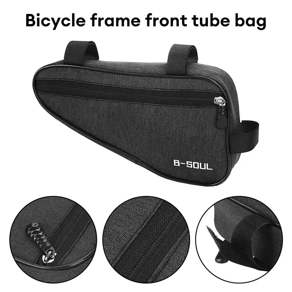 Sacoche Triangulaire de Cadre Vélo – Légère, Durable & Facile à Installer