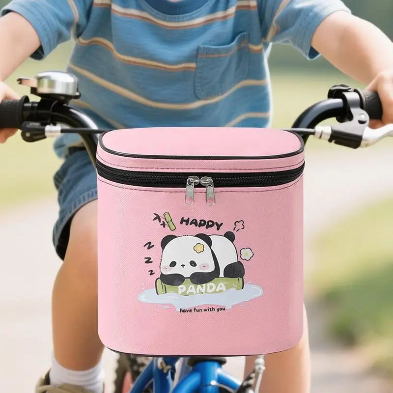 Sacoche de Guidon Vélo Enfant – Multi-Poches, Réfléchissante, Libération Rapide