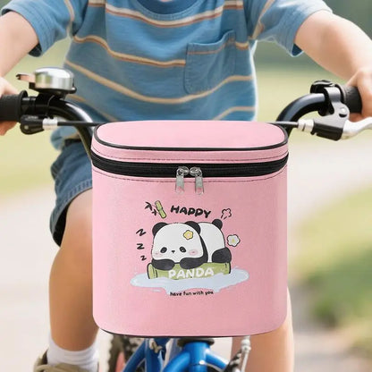 Sacoche de Guidon Vélo Enfant – Multi-Poches, Réfléchissante, Libération Rapide