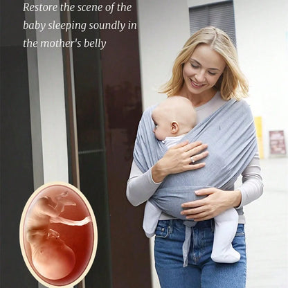 Ergonomic Baby Carrier with X-Shaped Support