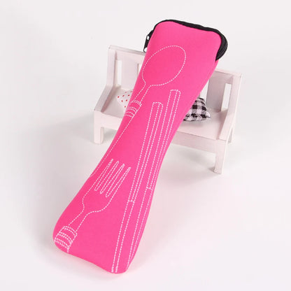 Portable Fabric Cutlery Pouch – Travel & Picnic Cutlery Storage