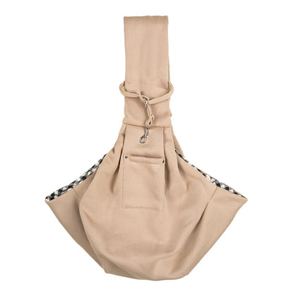 Sling Transporteur Bandoulière en Toile Chien & Chat – Mains Libres | Jusqu’à 7,5 kg | Chihuahua, Caniche & Teddy