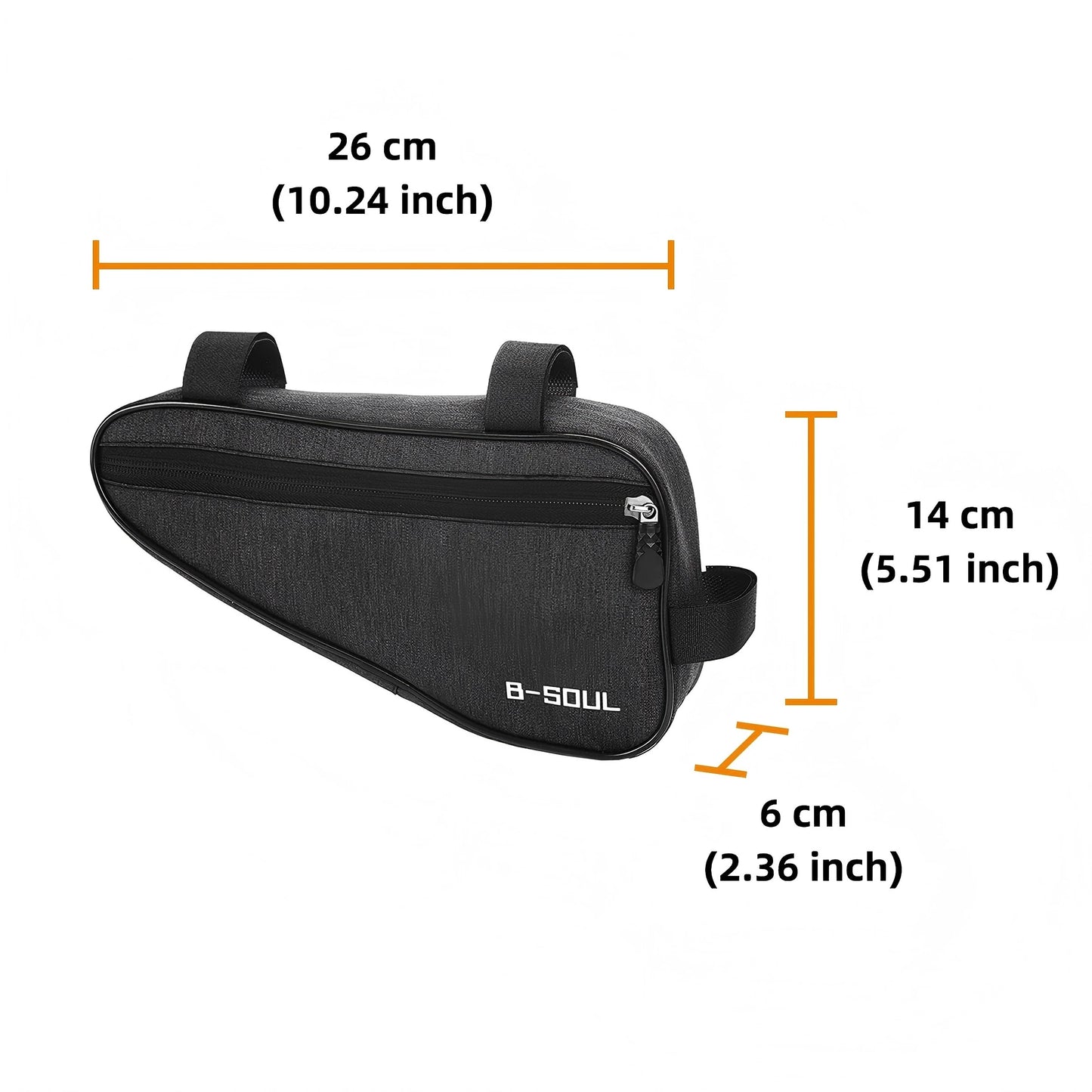Sacoche Triangulaire de Cadre Vélo – Légère, Durable & Facile à Installer