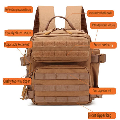 ORTactic 9L MOLLE Tactical Backpack – Compact & Multifunctional