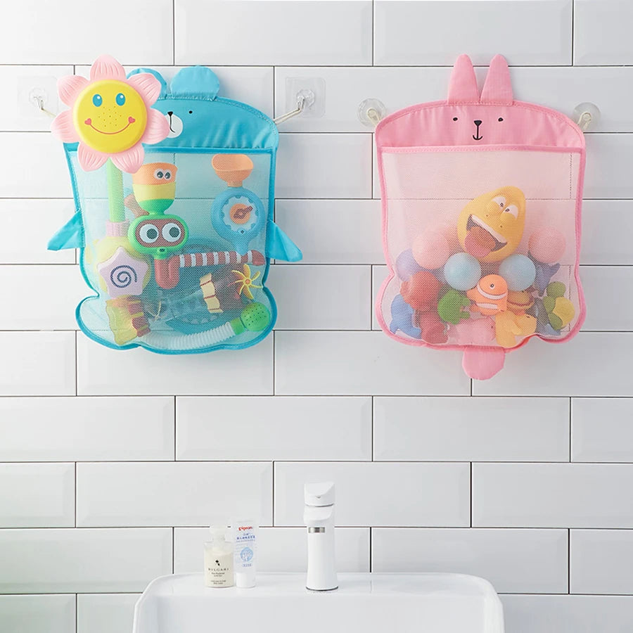 Baby Bath Toy Storage Net Bear Design